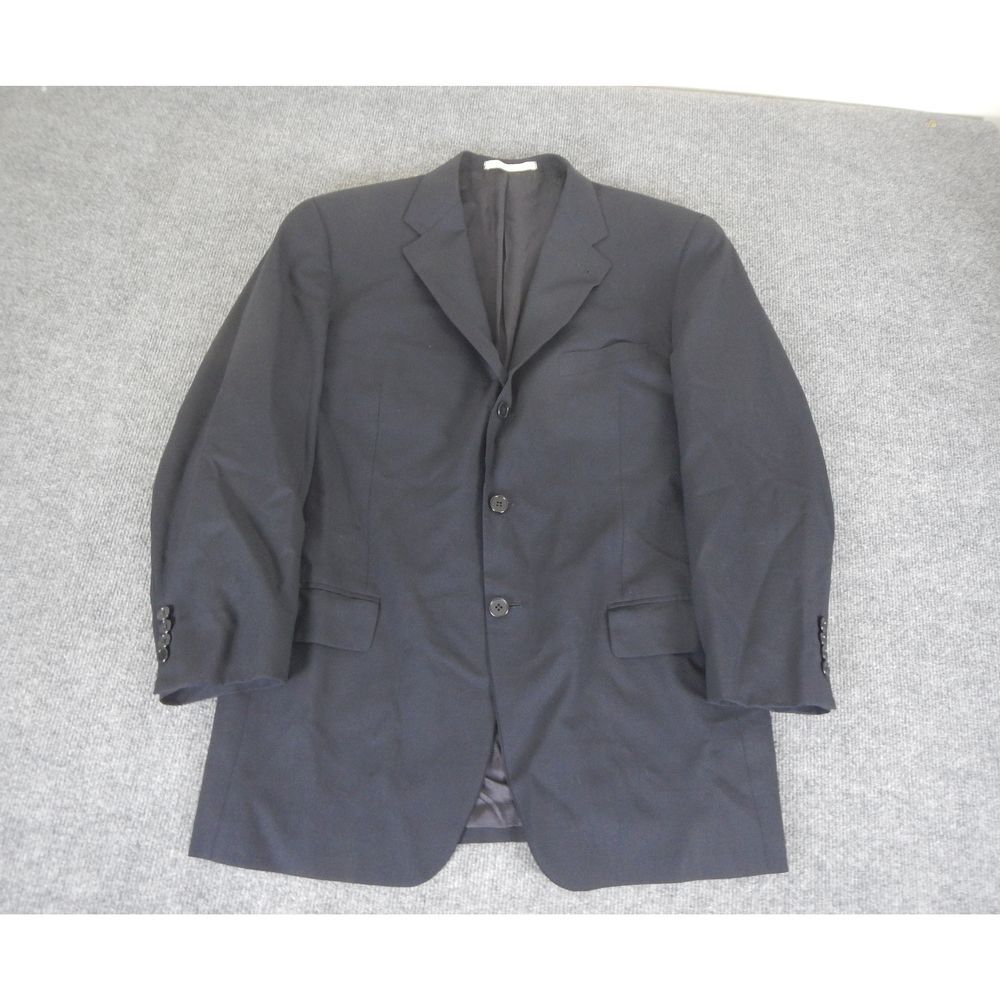Joseph Abboud Blazer Sport Coat Men's 41R Navy Blue Classic Wool Business Formal